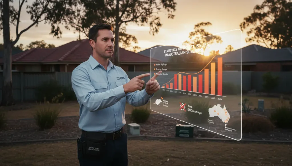 Statistics on Rodent Issues in Australian Suburbs - South East Pest Experts South East Melbourne
